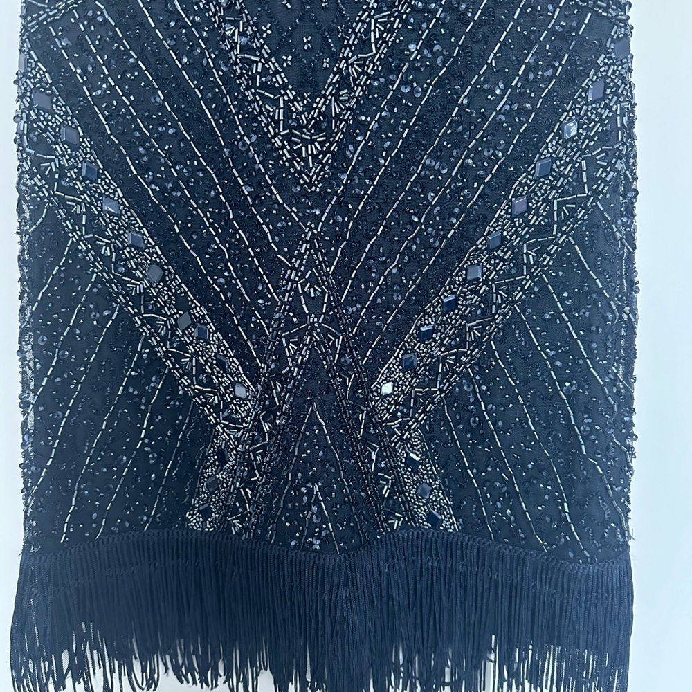Aidan Mattox embellished black tie dress - Picture 3 of 10